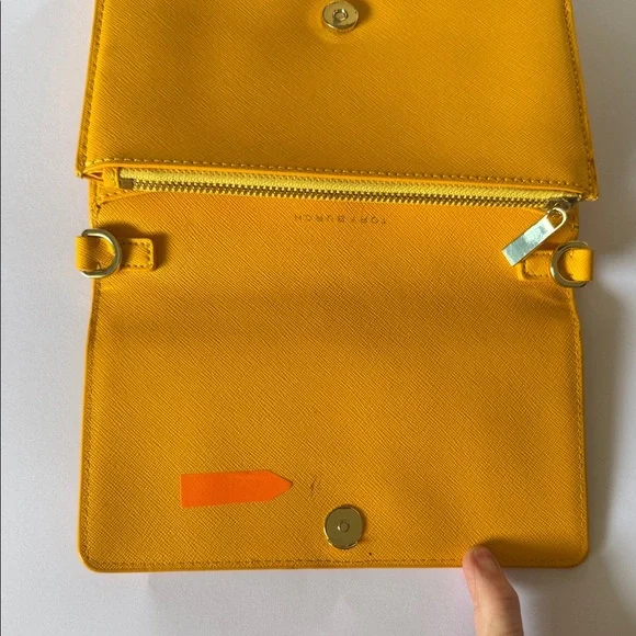 Tory Burch Vibrant Yellow Clutch - Picture 4 of 6